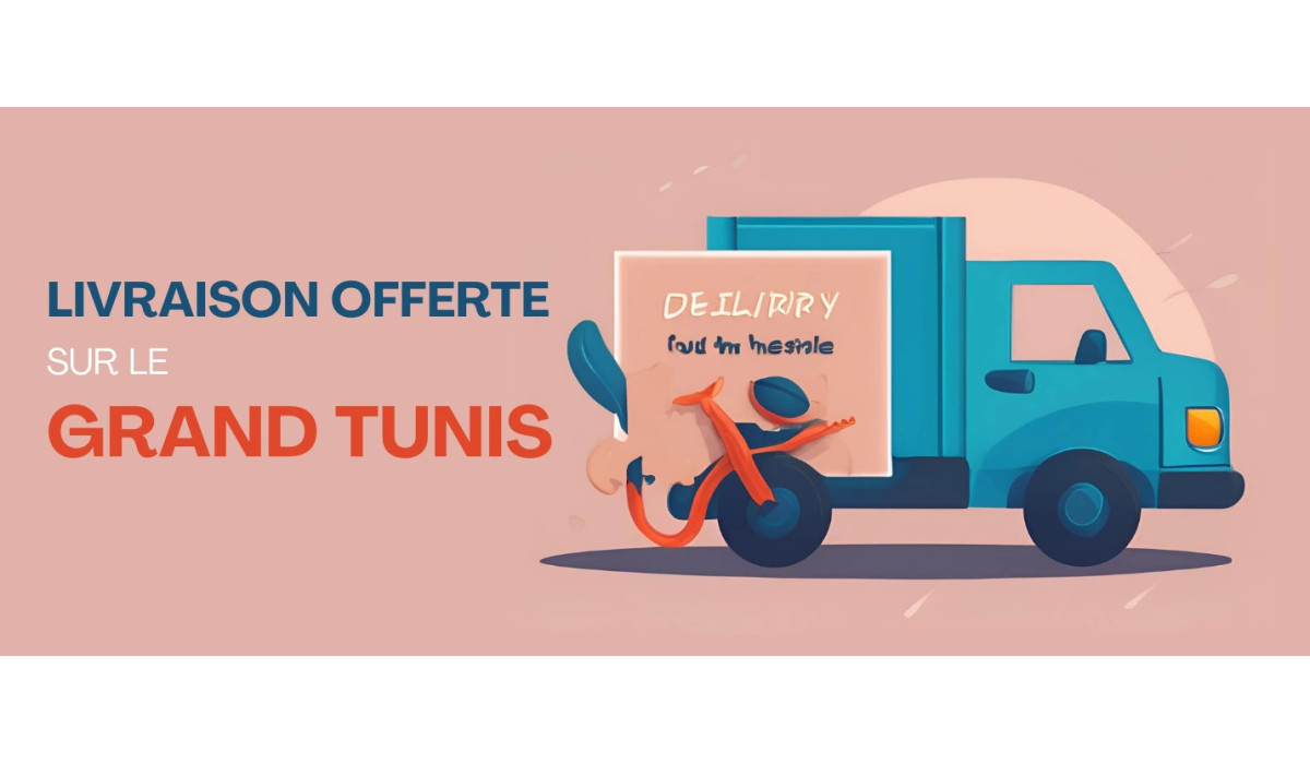 Livraison gratuite sur tout le site Bigstore.tn 